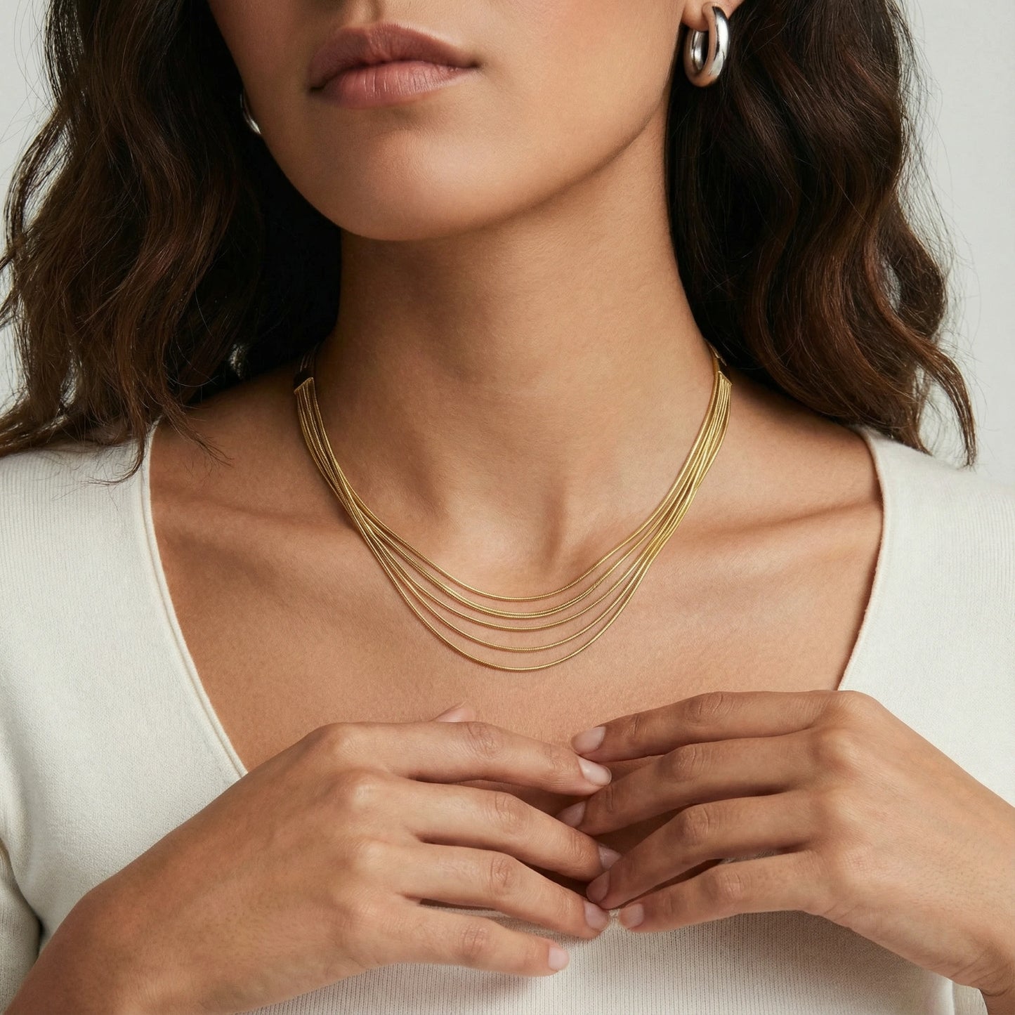 Golden Hour 7 Layers Necklaces