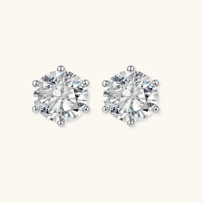 Brilliant Moissanite Studs