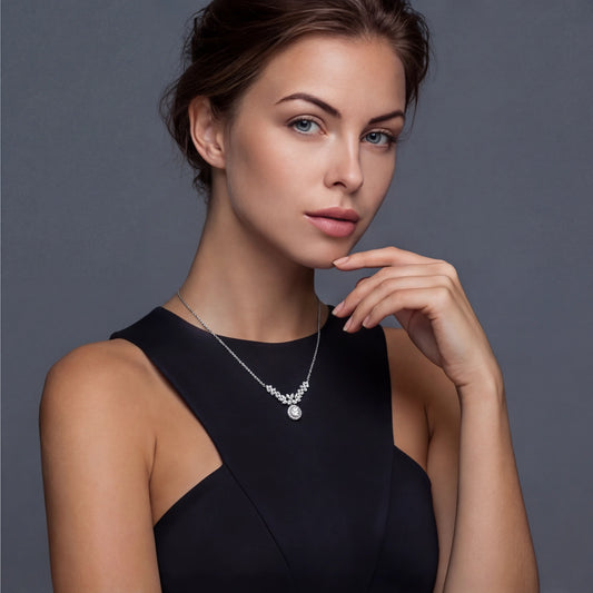 Celestial Wings Statement Necklace