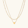 Layered Heart Necklace