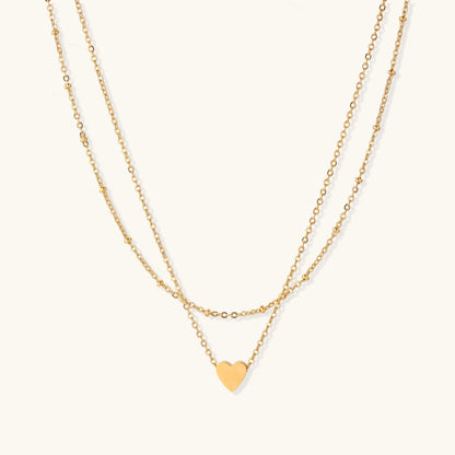 Layered Heart Necklace