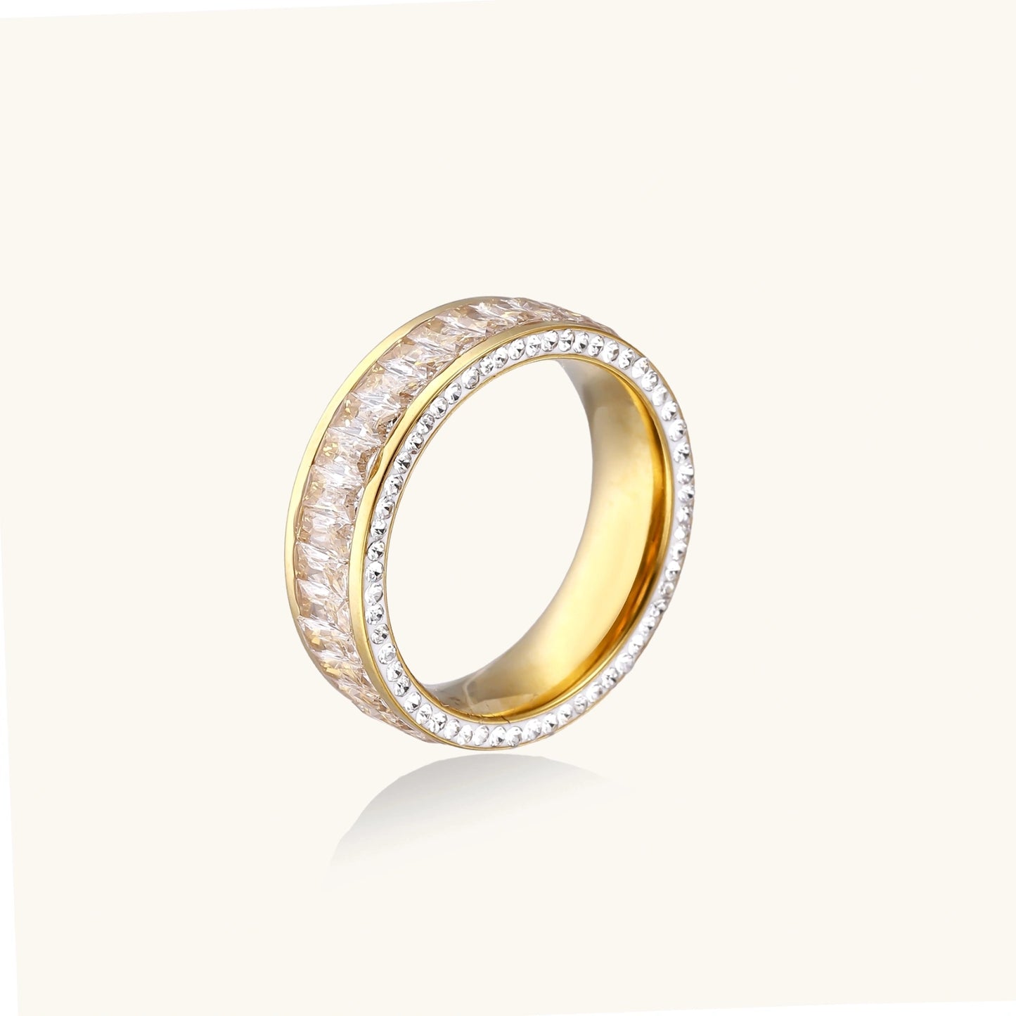 Crystal Empire Chanel Set Ring