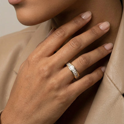 Crystal Empire Chanel Set Ring