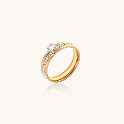 Eternal Solitaire and Chanel Set Promise Ring