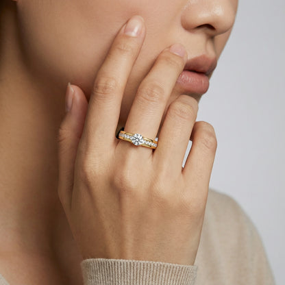 Eternal Solitaire and Chanel Set Promise Ring