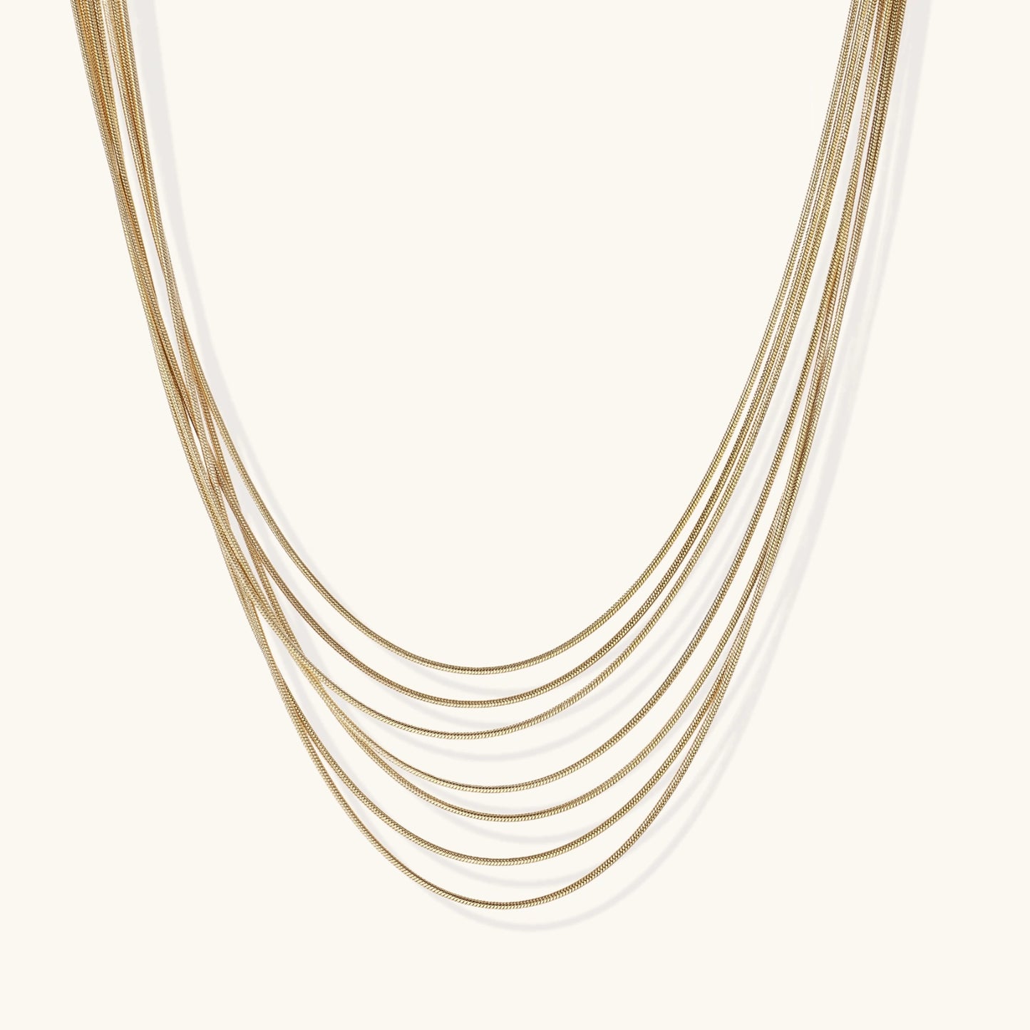 Golden Hour 7 Layers Necklaces