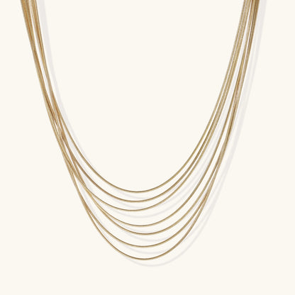 Golden Hour 7 Layers Necklaces