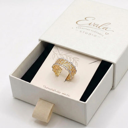 Lattice Luxe Ring