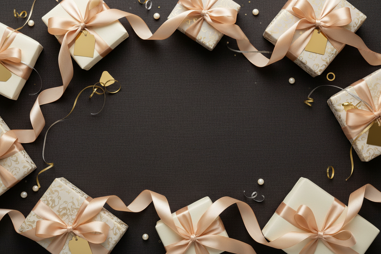 Luxury gift wrap background