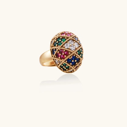 Empress Mosaic Dome Ring