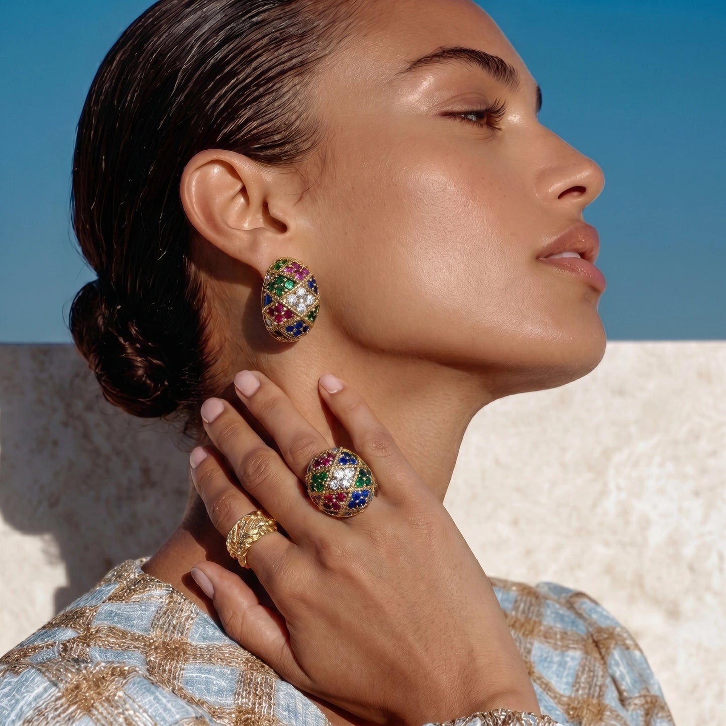 Empress Mosaic Dream Studs