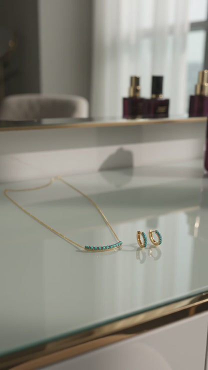 Azure Curve Jewelry Set