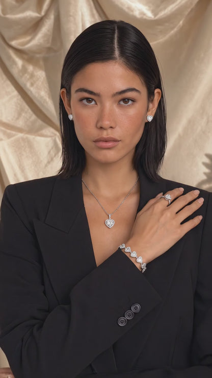 Heart Symphony Moissanite Set