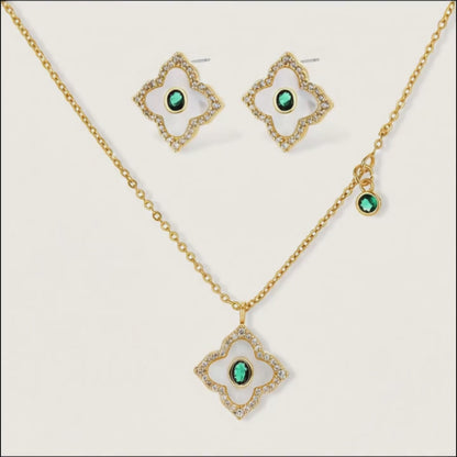 Emerald Bloom Set